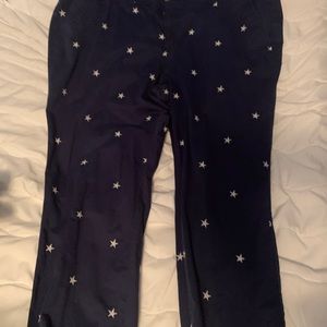 Old Navy navy pant with stars